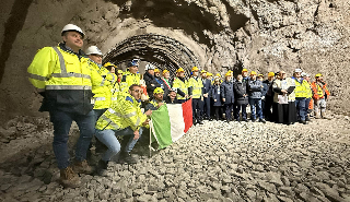 Crollo nella nuova galleria sulla Salaria: nessun ferito e Anas subito a lavoro